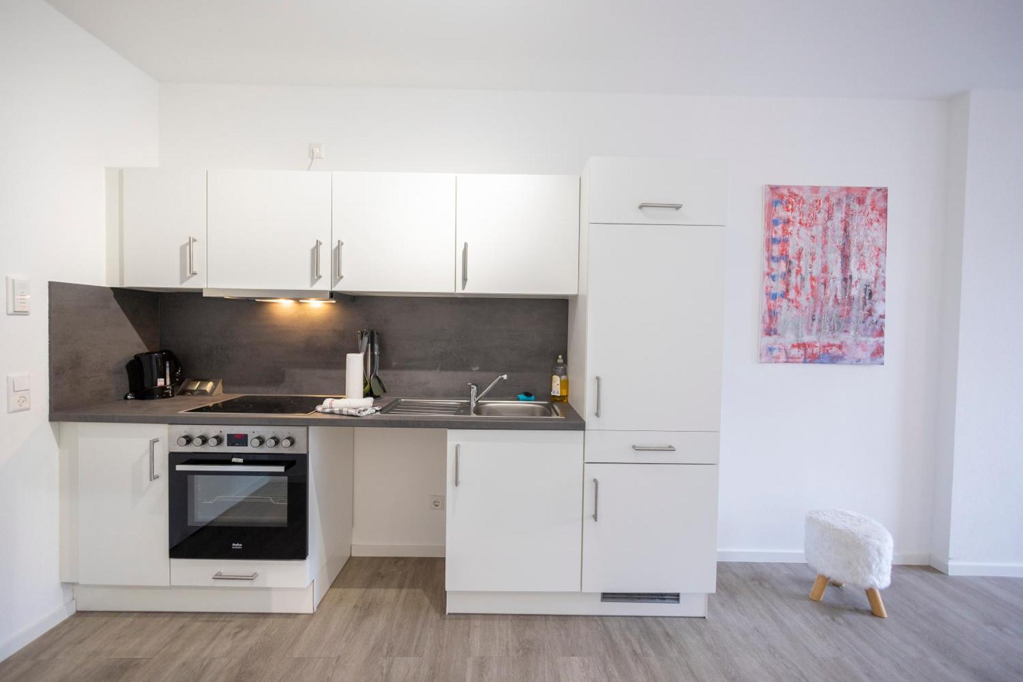 Kueche,bad, Parken Im Zentrum Von Apartment *