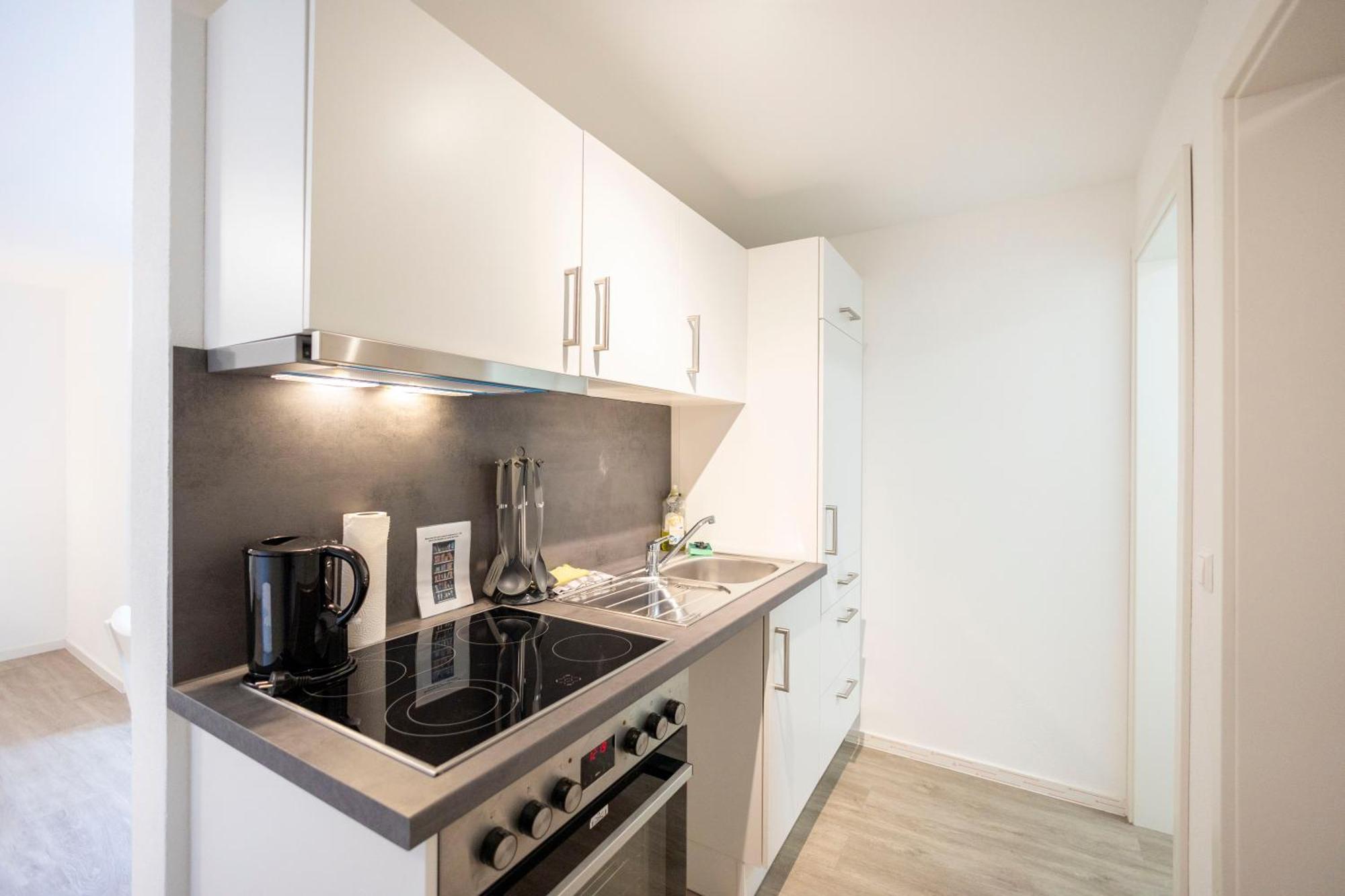 Kueche,bad, Parken Im Zentrum Von Apartment Ravensburg